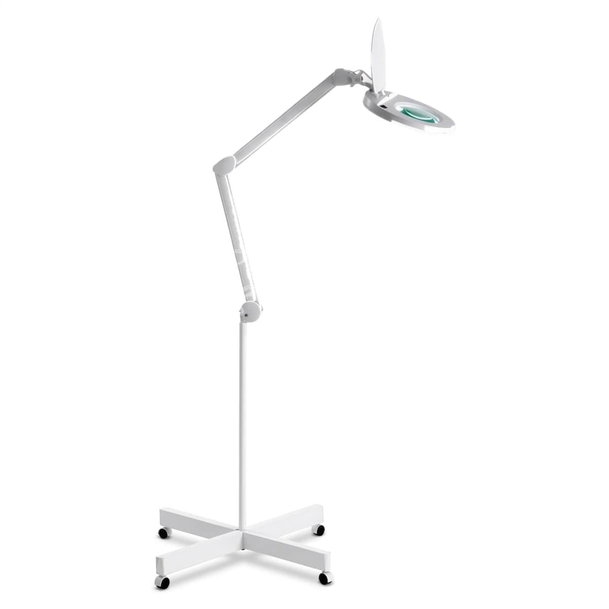 DDUUEETT lámpara lupa LED Sava 5 dioptrías con pie y luz precisa