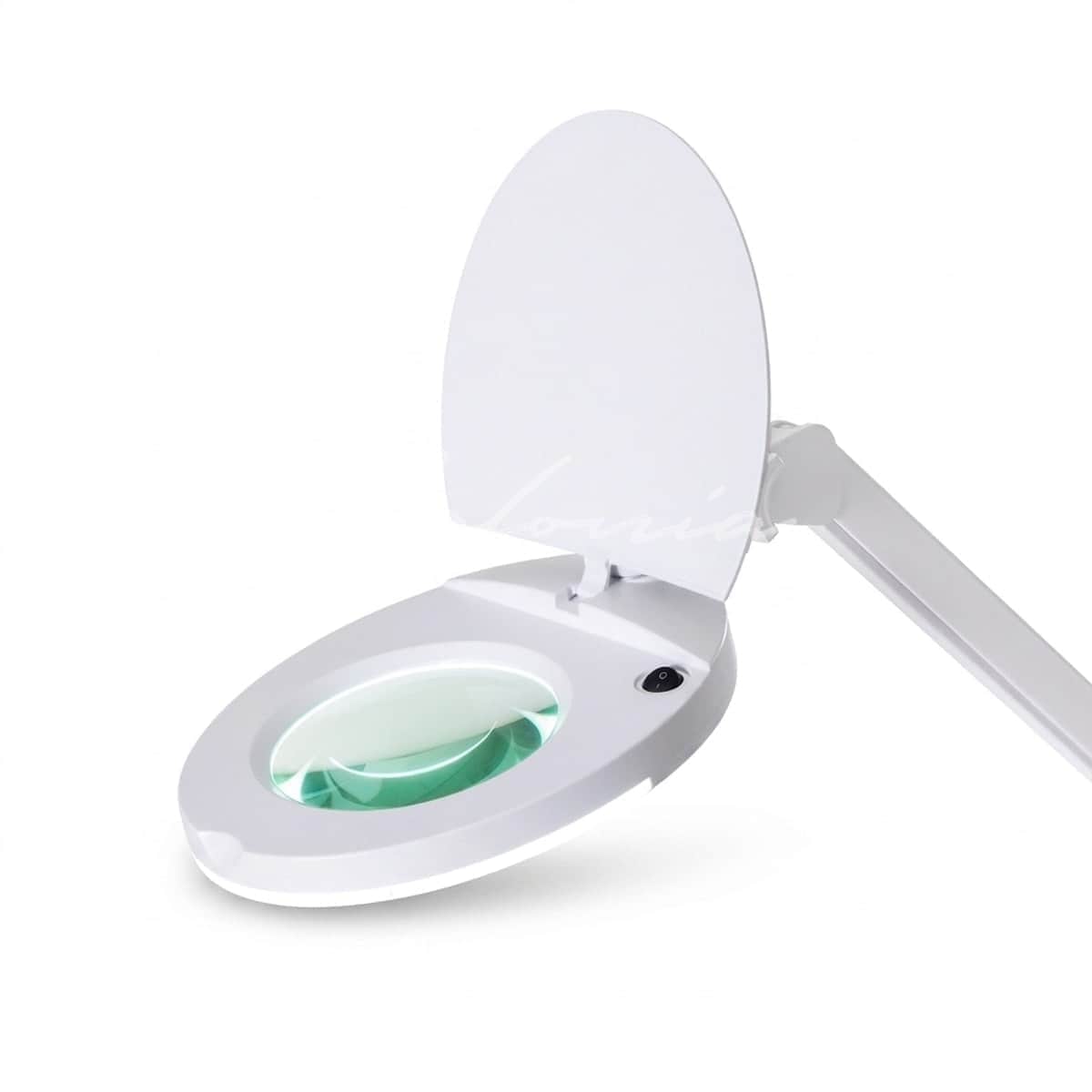 DDUUEETT lámpara lupa LED Sava 5 dioptrías con pie y luz precisa - Imagen 3